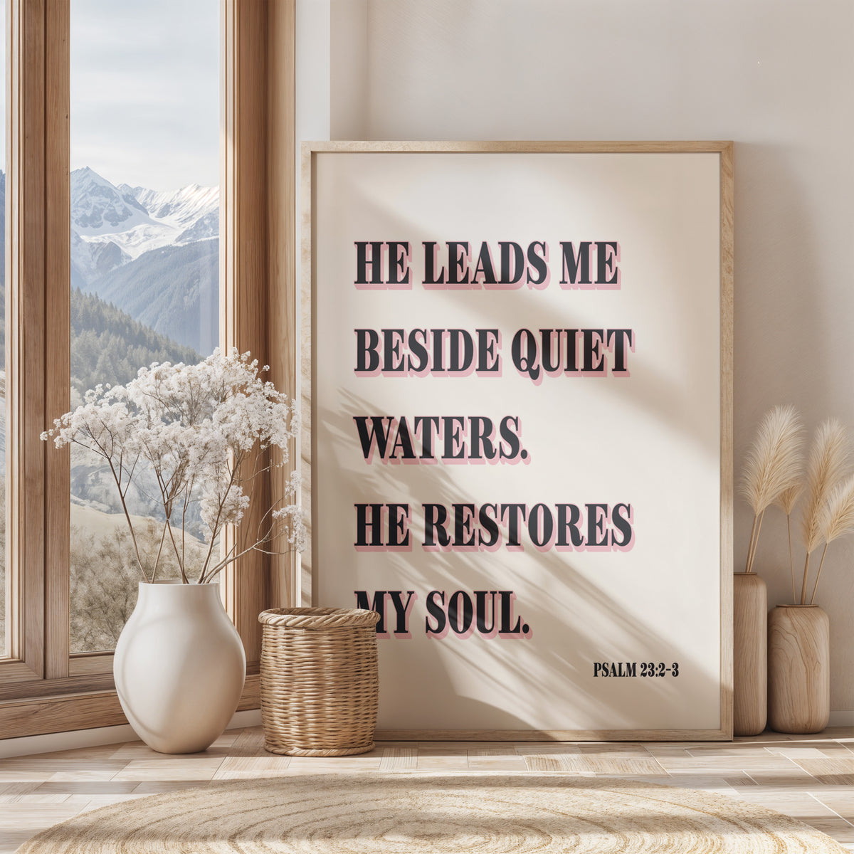 HE RESTORES MY SOUL