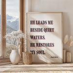 HE RESTORES MY SOUL