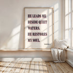 HE RESTORES MY SOUL
