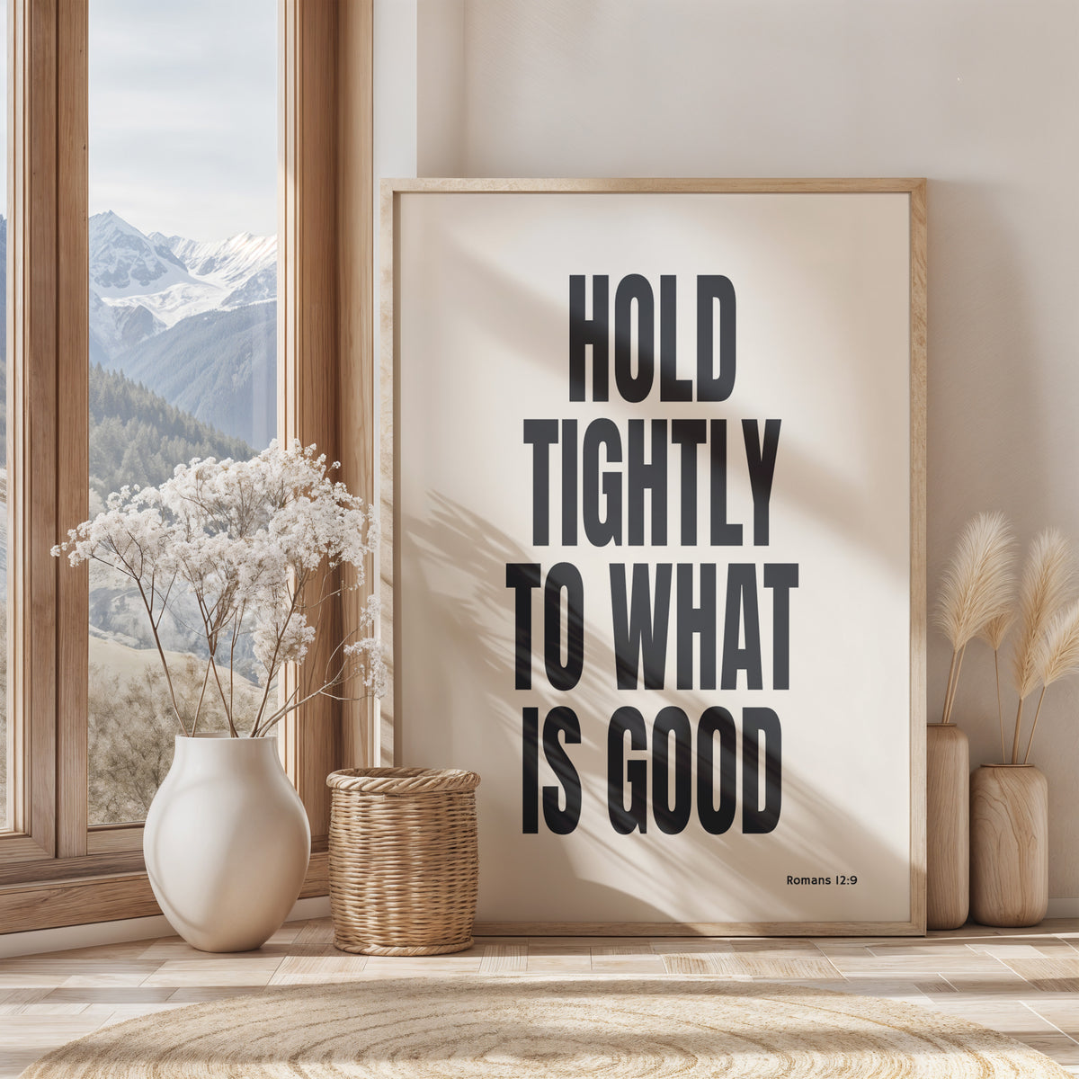 HOLD TIGHTLY TO WHAT IS GOOD