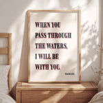 I WILL BE WITH YOU