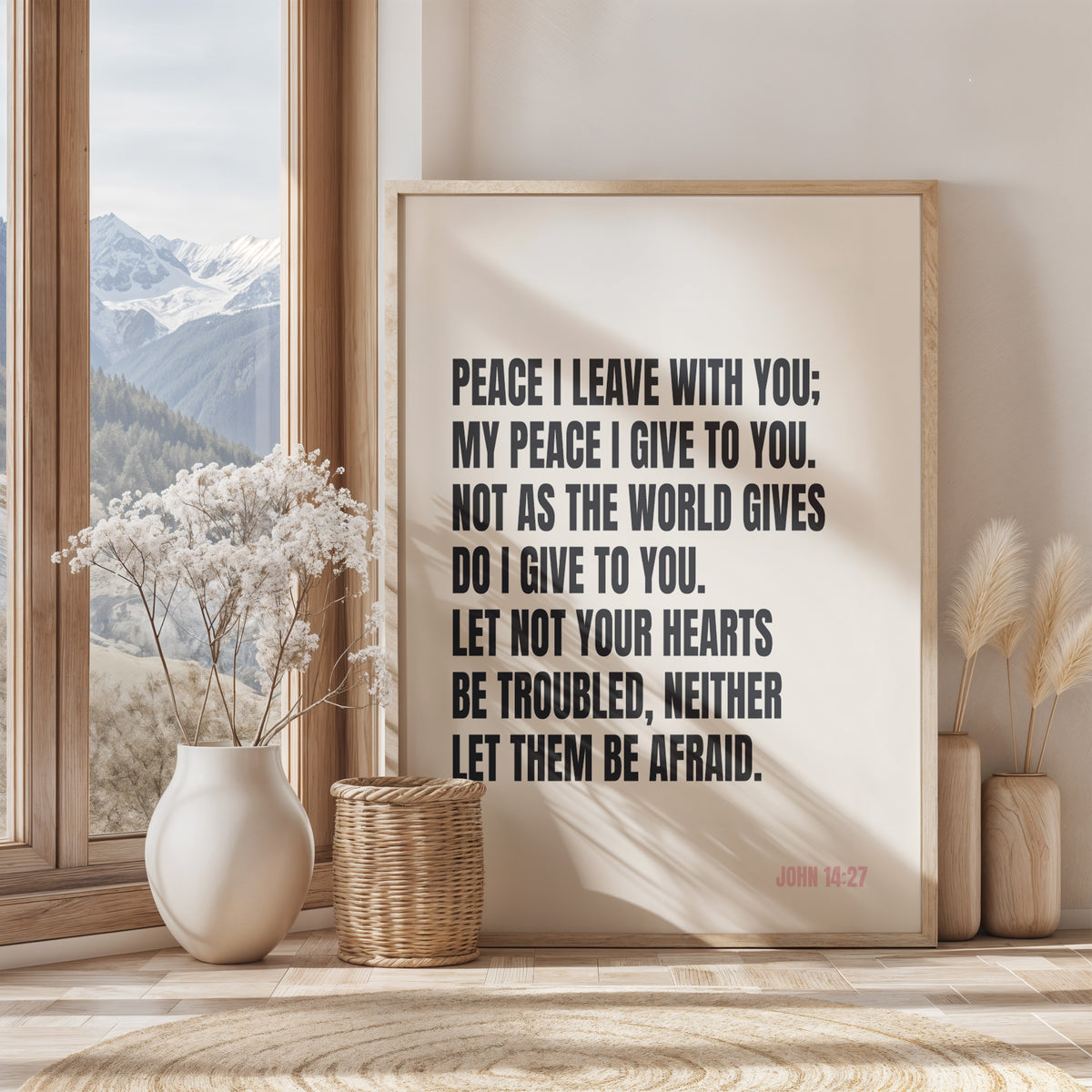 PEACE I LEAVE WITH YOU