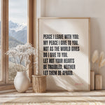 PEACE I LEAVE WITH YOU