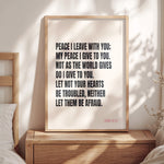 PEACE I LEAVE WITH YOU