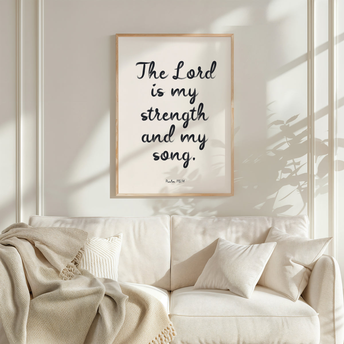 THE LORD IS MY STRENGTH AND MY SONG