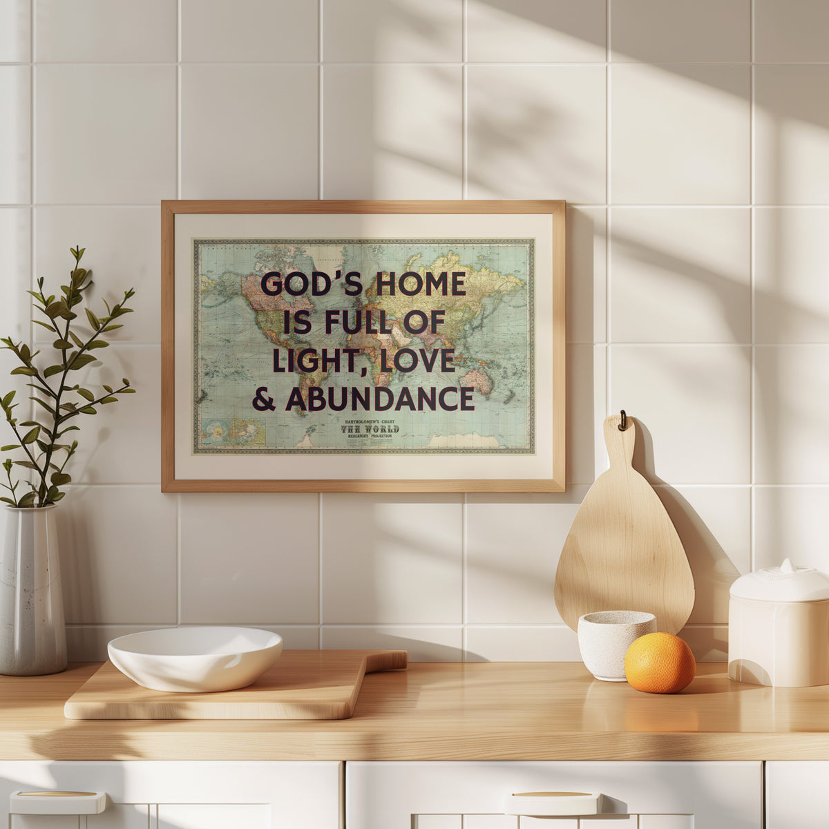 GOD'S HOME IS FULL OF LIGHT LOVE & ABUNDANCE