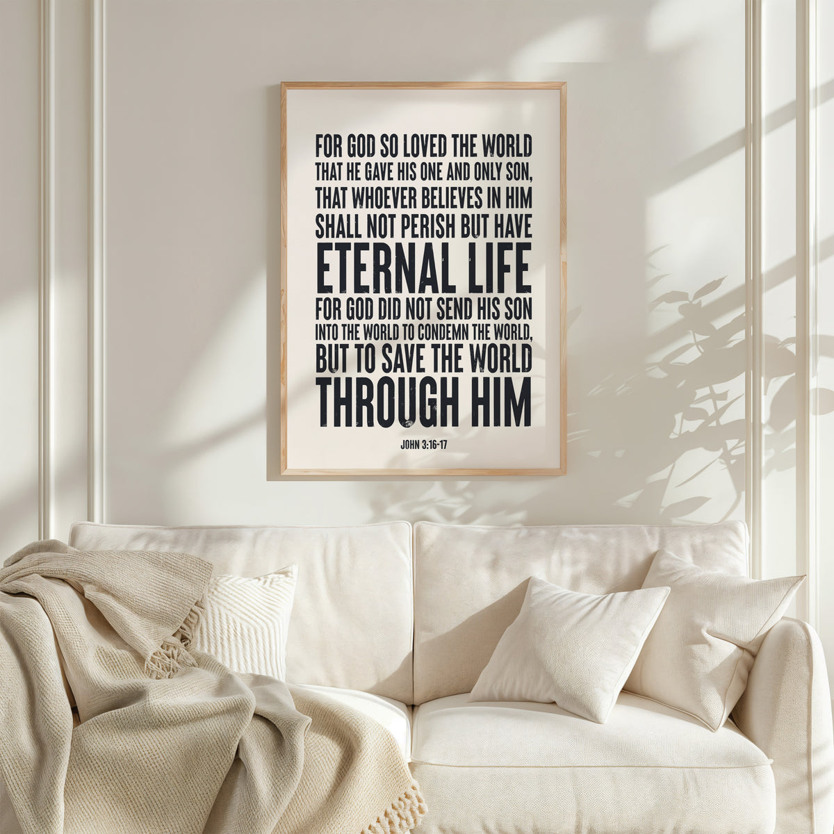 FOR GOD SO LOVED THE WORLD