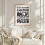 FOR GOD SO LOVED THE WORLD