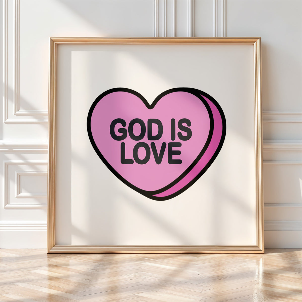 GOD IS LOVE - Candy Heart