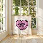 GOD IS LOVE - Candy Heart