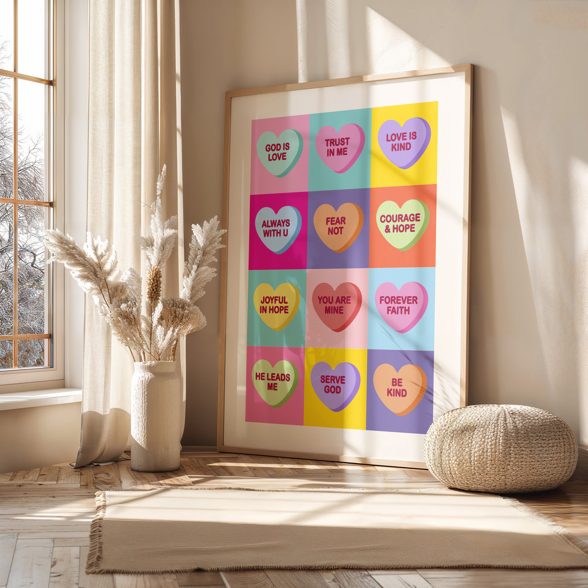 GOD IS LOVE - Candy Hearts
