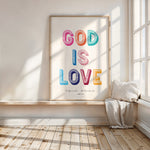 GOD IS LOVE - Personalised Wedding Art