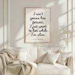 I AIN'T GONNA LIVE FOREVER - Bon Jovi, It's My Life