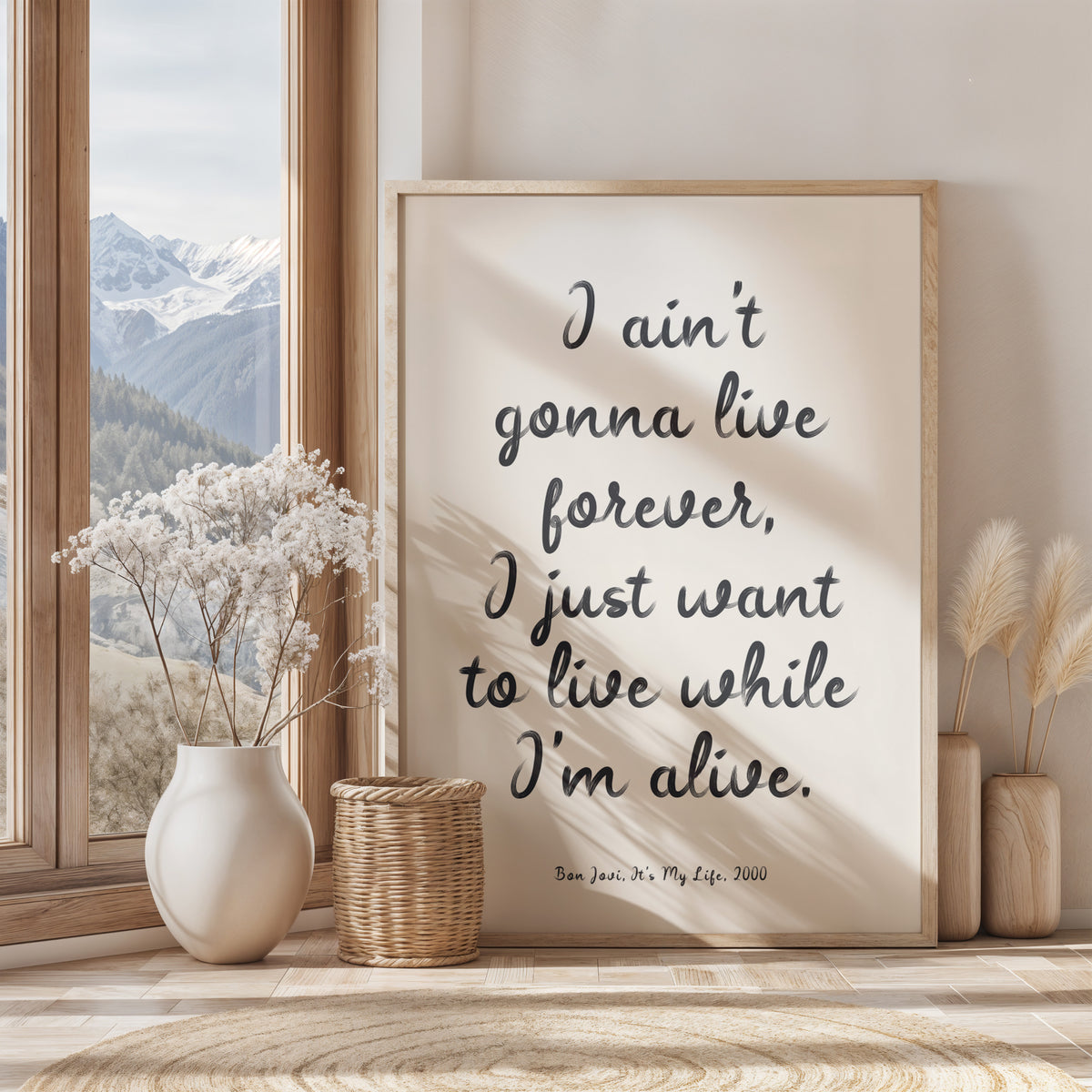 I AIN'T GONNA LIVE FOREVER - Bon Jovi, It's My Life