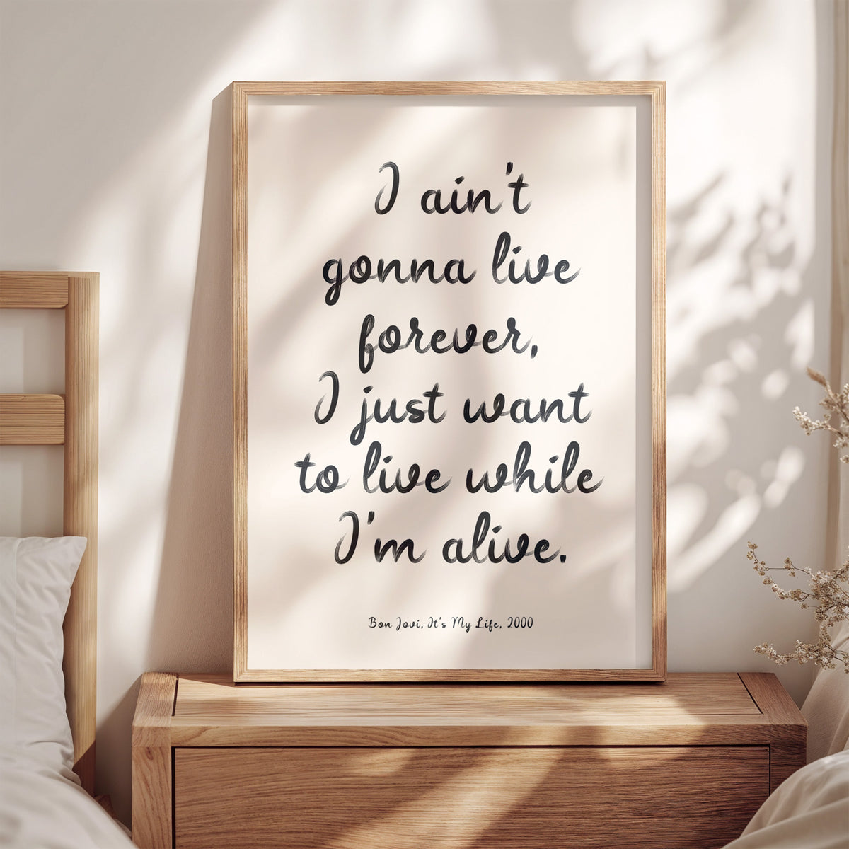I AIN'T GONNA LIVE FOREVER - Bon Jovi, It's My Life