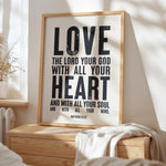 LOVE THE LORD YOUR GOD WITH ALL YOUR HEART