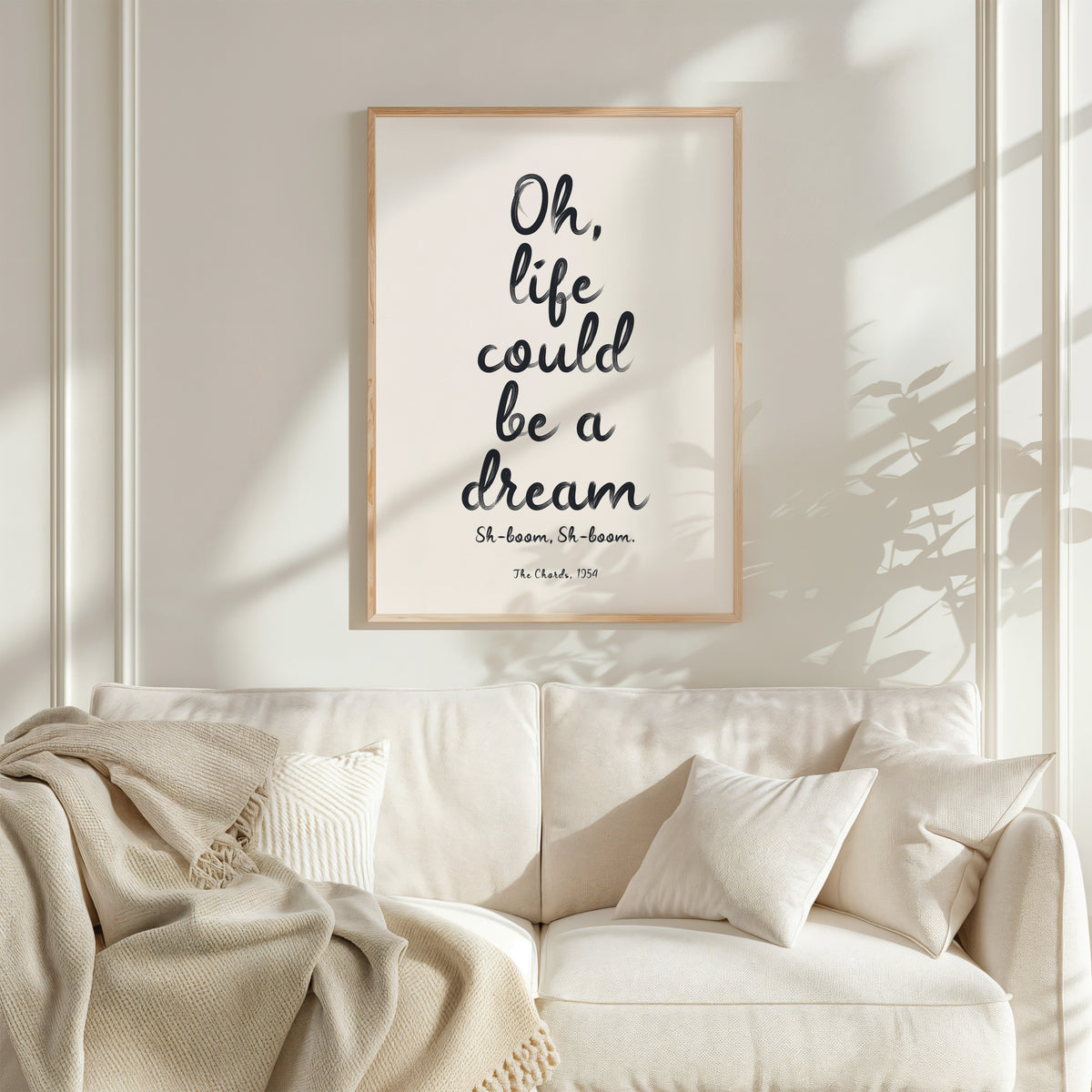 OH, LIFE COULD BE A DREAM - The Chords, Sh-Boom