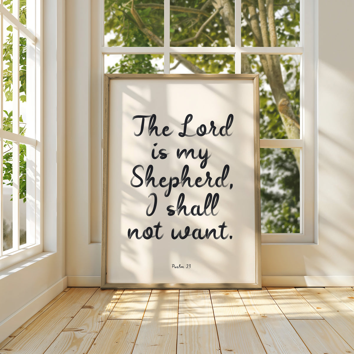 THE LORD IS MY SHEPHERD, I SHALL NOT WANT