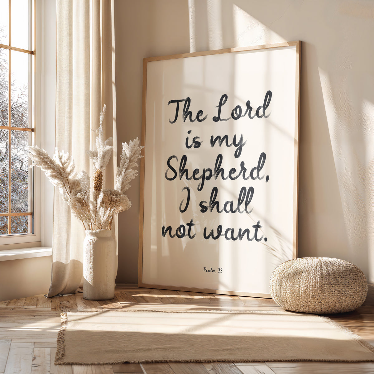 THE LORD IS MY SHEPHERD, I SHALL NOT WANT