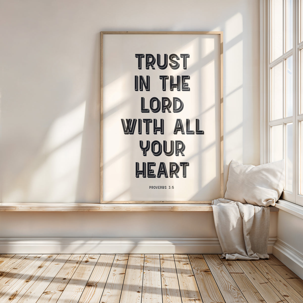 TRUST IN THE LORD WITH ALL YOUR HEART