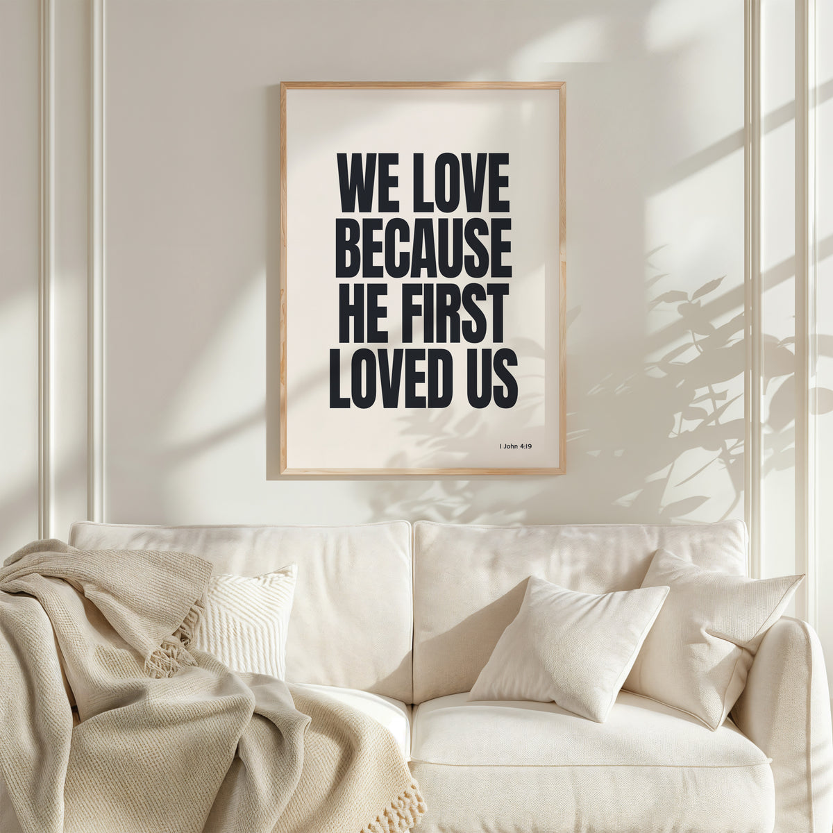 WE LOVE BECAUSE HE FIRST LOVED US