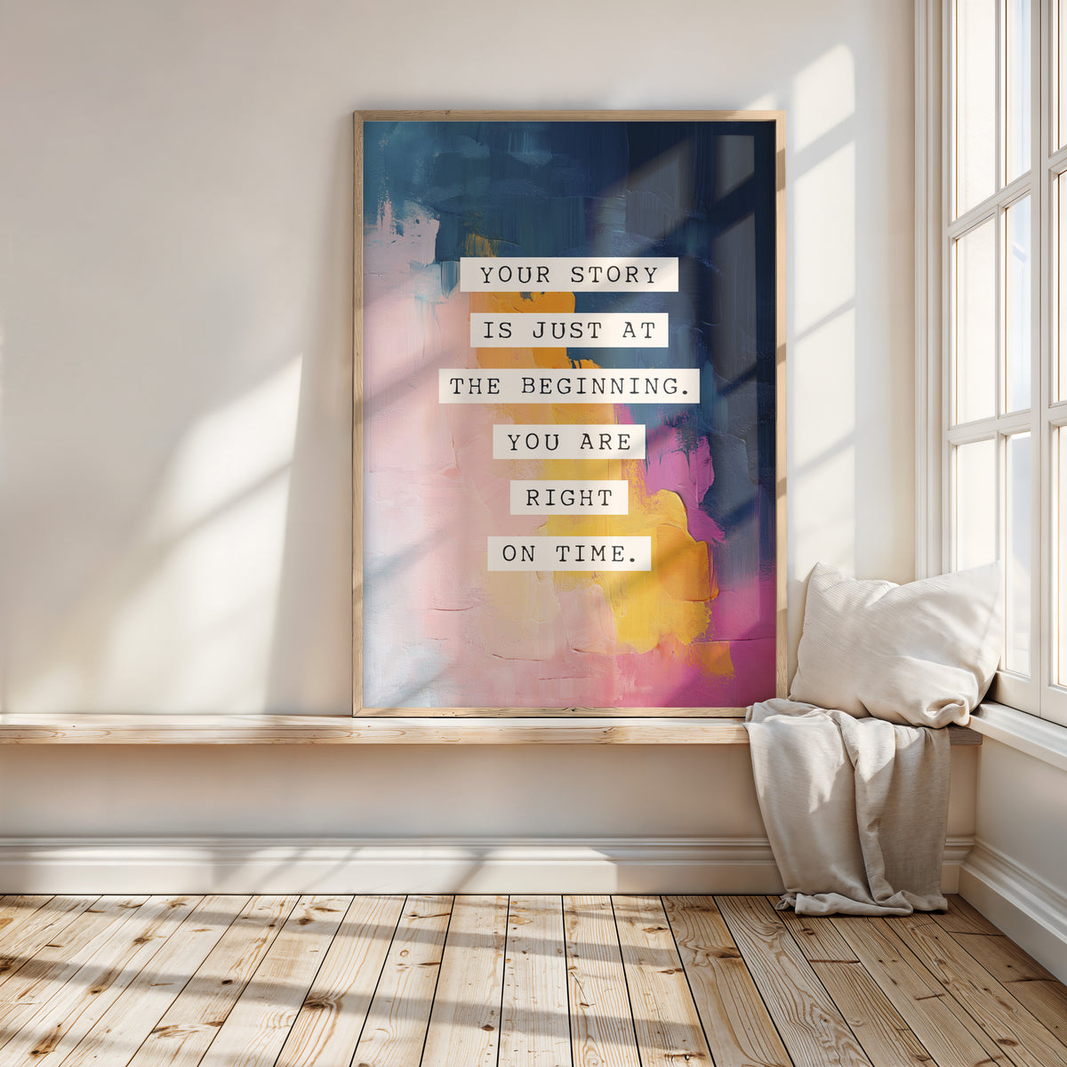 YOU ARE RIGHT ON TIME.