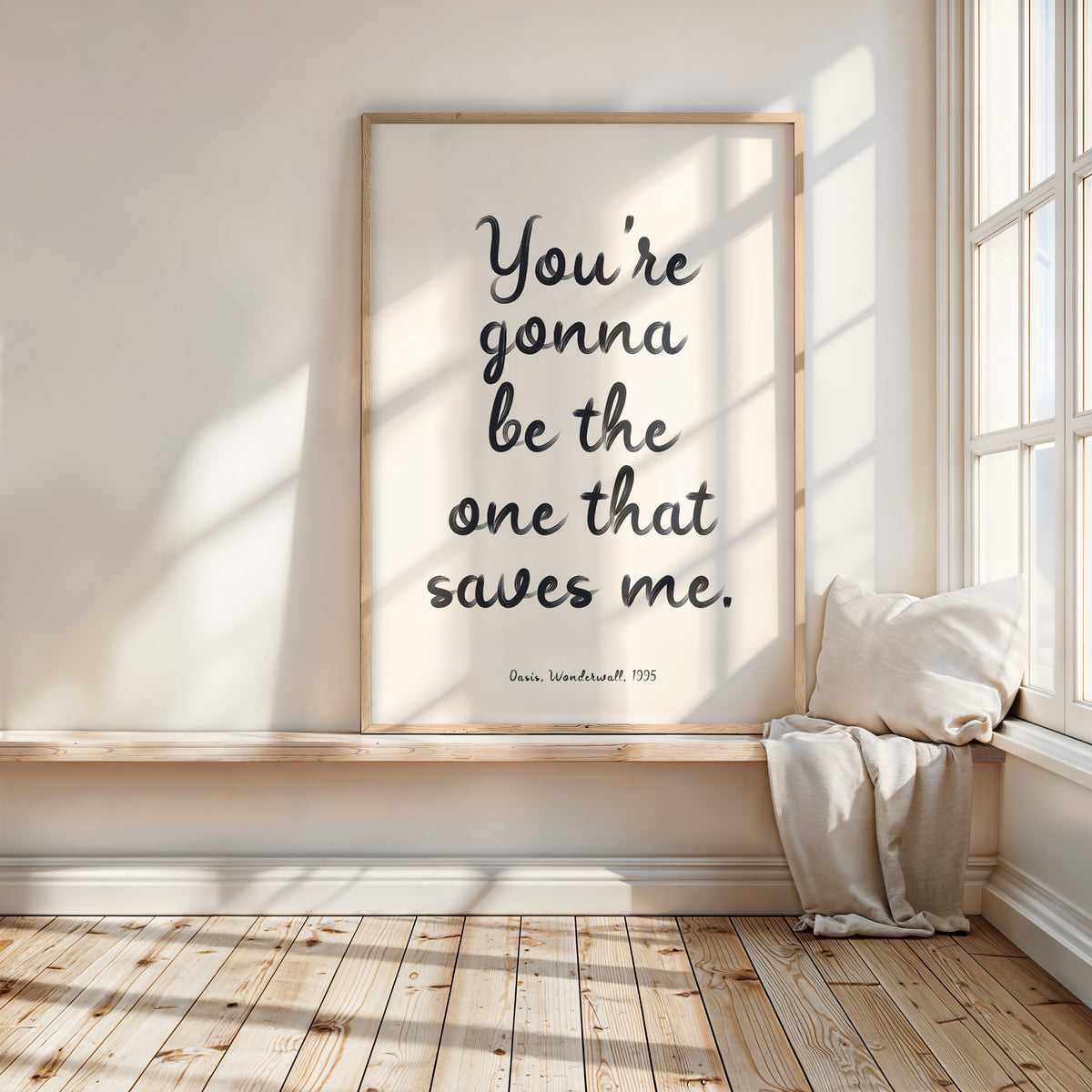 YOU'RE GONNA BE THE ONE THAT SAVES ME - Oasis, Wonderwall