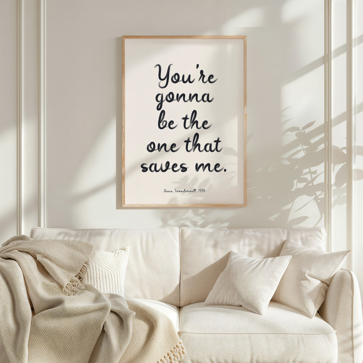 YOU'RE GONNA BE THE ONE THAT SAVES ME - Oasis, Wonderwall