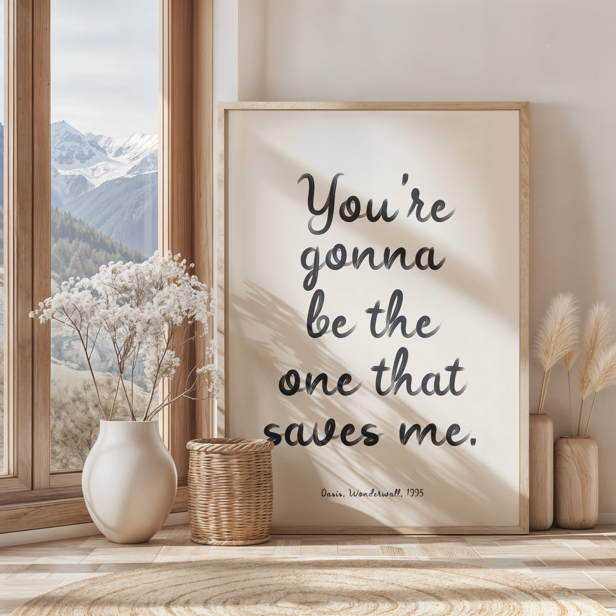 YOU'RE GONNA BE THE ONE THAT SAVES ME - Oasis, Wonderwall